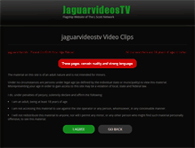 Tablet Screenshot of jaguarvideostv.com